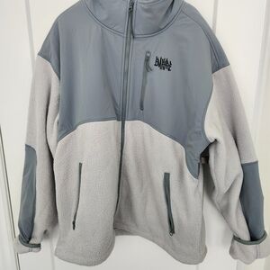 Empyre Gray and Cream Fleece Jacket